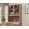 Sauder 12.76 in D X 42.24 in H, 32.99 in W X Engineered wood, Glass 432889 - alternate 1